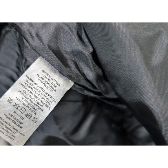 Socialite Womens Vest Black Lightweight Full Zip Quilted Casual Size L/XL - Picture 9 of 10